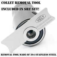 ONE set of UGLY SRT Shoulder Referenced Brass Case Trimmer (GEN 2)