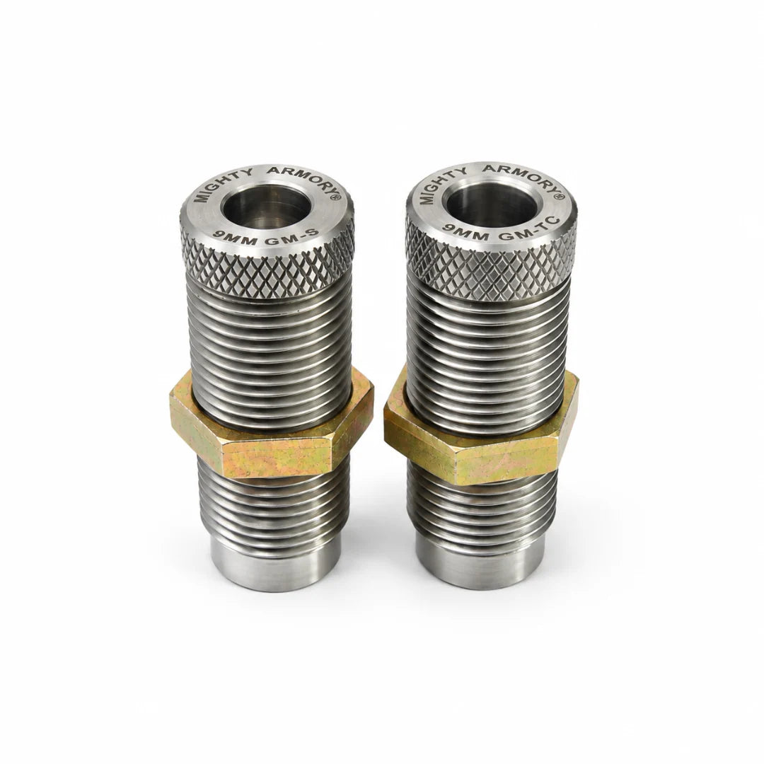 Mighty Armory 9mm Luger Carbide GAUGE MASTER Reloading Dies