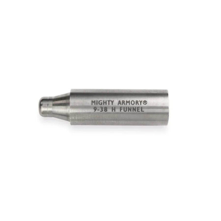 Mighty Armory 9mm, .38 Special, .38 Super, .357 Magnum Powder Funnel Flare for Hornady Press