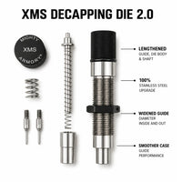 Mighty Armory XMS 2.0 Steel Decapping Die w/ Centering Case Guide